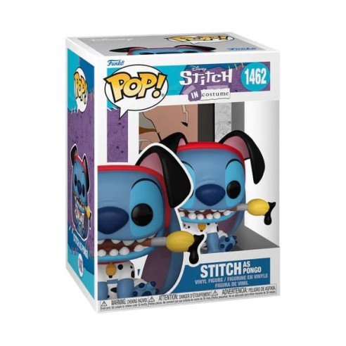 Lilo and Stitch POP! Disney Vinyl Figure Stitch Costume - 101 Dalmatians Pongo 9 cm